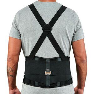Ergodyne ProFlex 2000SF Back Support Brace, 8.5" Spandex, V-Shape Design